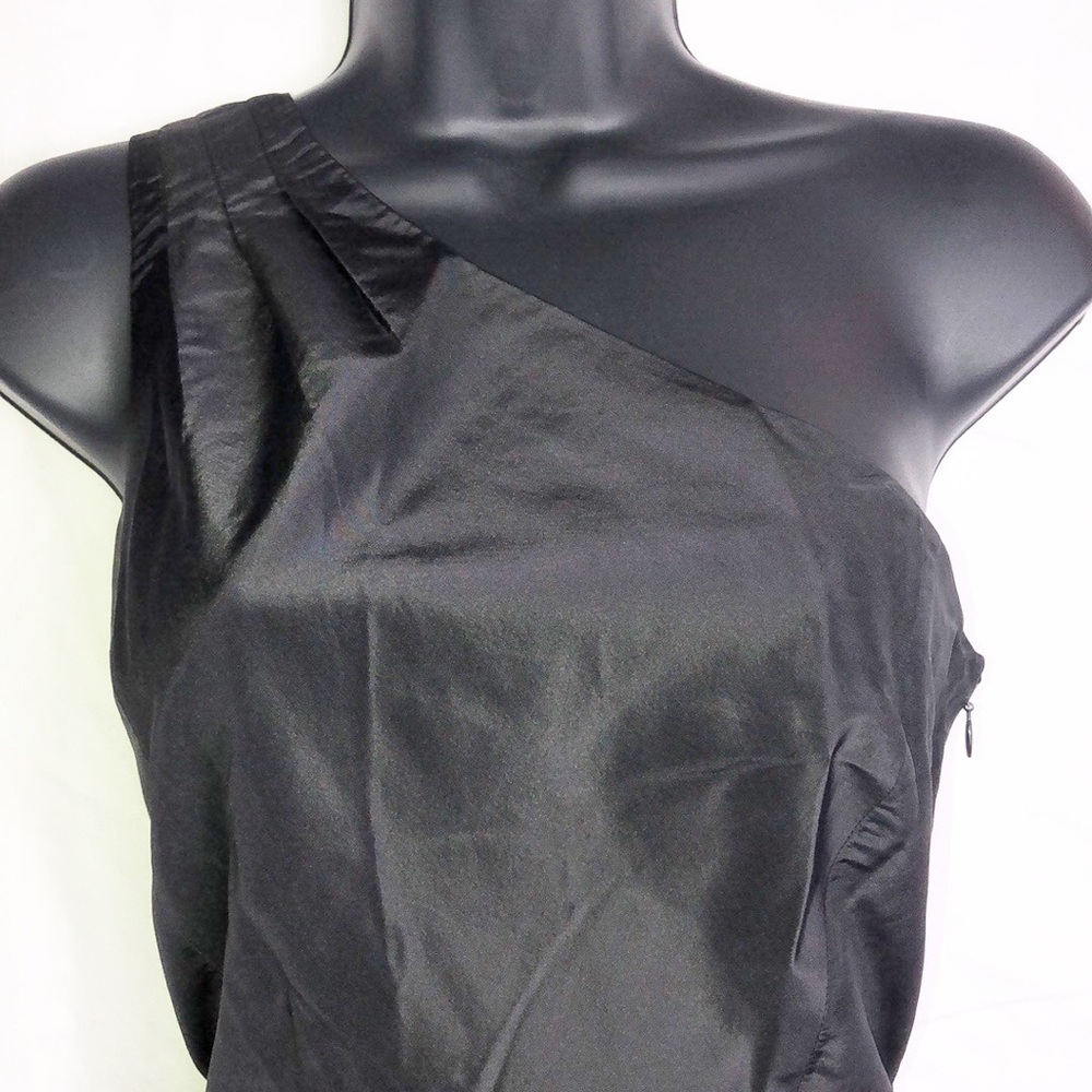 J. Crew One Shoulder Black Dress - Picture 6 of 7